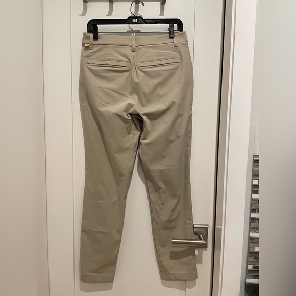 Men's Lululemon ABC Slim Fit Trouser Tan Pants - Picture 4 of 5
